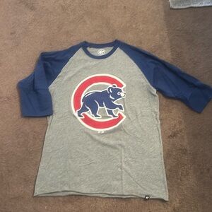 Cubs quarter length sleeve tee